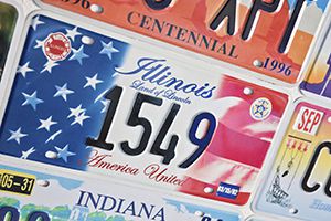 Free Illinois license plates for combat vets